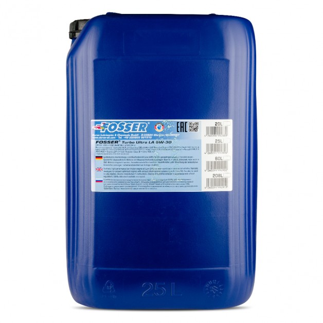 Моторное масло FOSSER Turbo Ultra LA 5W-30, 25л
