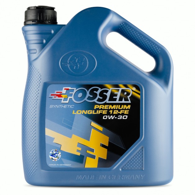 Моторное масло FOSSER Premium Longlife 12-FE 0W-30, 4л