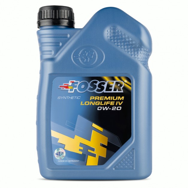 Моторное масло FOSSER Premium Longlife IV 0W-20, 1л