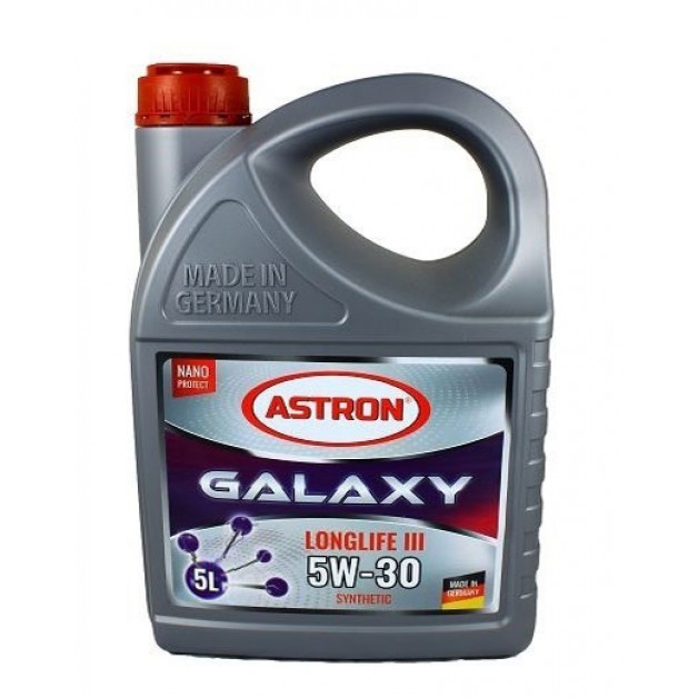 Моторное масло Astron Galaxy Longlife III 5W-30, 5л