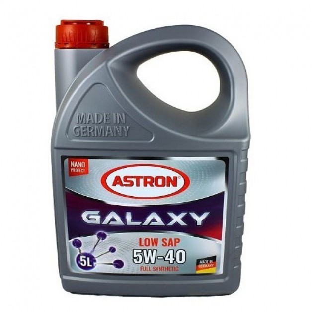 Моторное масло Astron Galaxy LOW SAP 5W-40, 5л