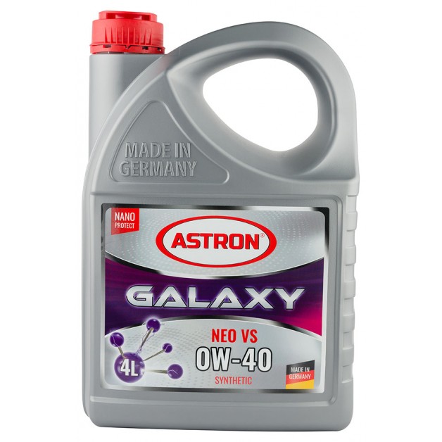 Моторное масло Astron Galaxy NEO VS 0W-40, 4л